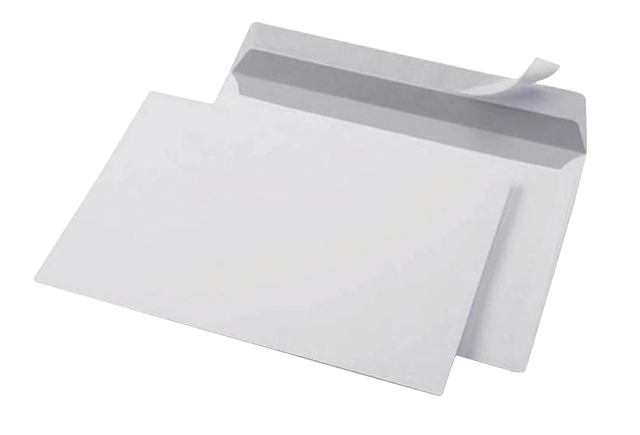 Envelop Quantore bank C6 114x162mm zelfklevend wit 25 stuks