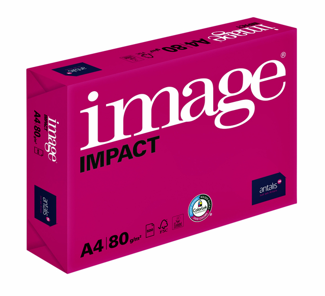 Kopieerpapier Image Impact A4 80gr wit 500 vel