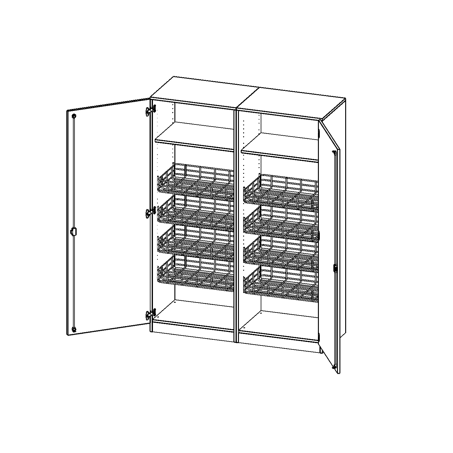 Sportkast, 5 maphoogtes - evo180 serie