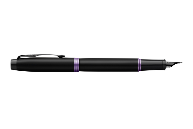 Vulpen Parker IM black purple vibrant ring fijn