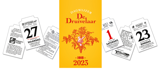 Dagscheurkalender 2025 de Druivelaar